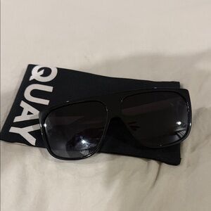 Quay Australia Bold Black Sunglasses